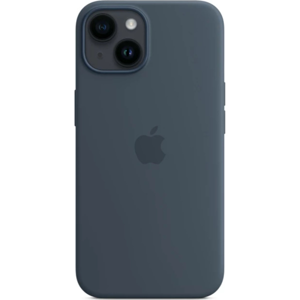 Чехол Apple для iPhone 14 Silicone с MagSafe синий 3