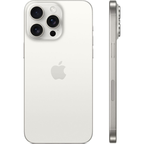Смартфон Apple iPhone 15 Pro Max белый титан 2