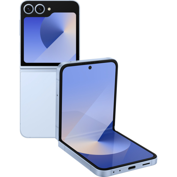 samsung galaxy z flip 6 голубой 1