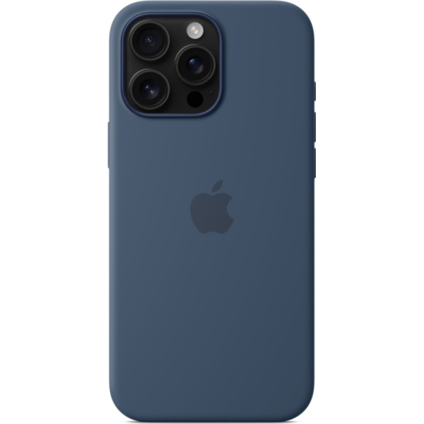 Apple для iPhone 16 Pro Max Silicone с MagSafe синий 3