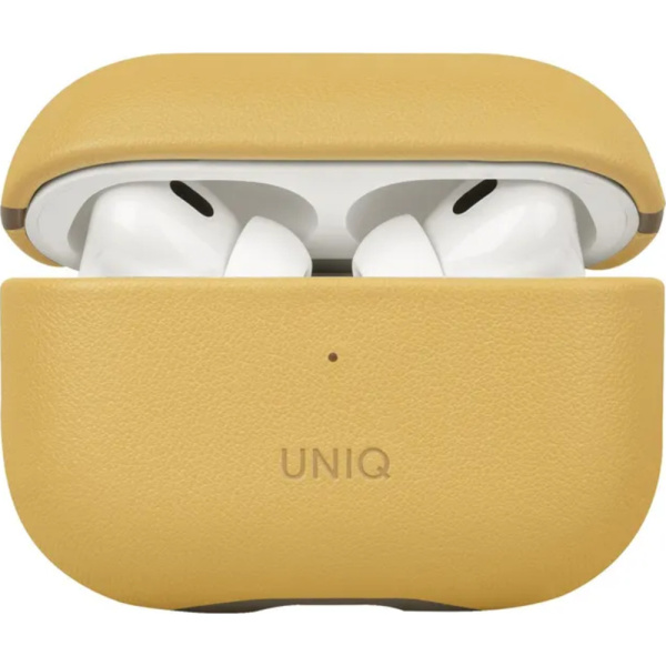 Чехол UNIQ Lyden для Airpods Pro 2 желтый кожа 1