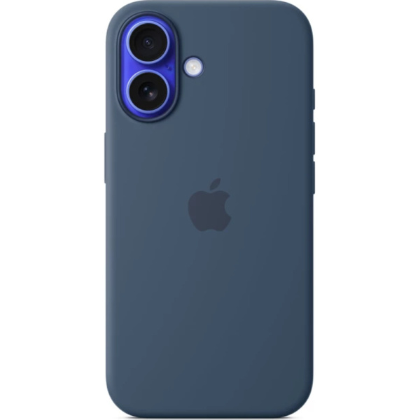 Чехол Apple для iPhone 16 Silicone с MagSafe синий 4